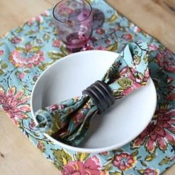 Patina Stores Floral Napkins And Placemats Kitchen