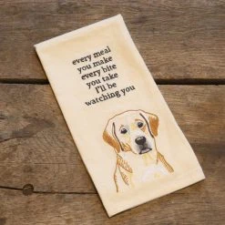 Patina Stores Kitchen I'll Be Watching You Dog Tea Towel