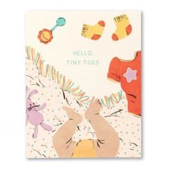 Patina Stores Tiny Toes New Baby Card