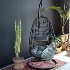 Patina Stores Home Goods Black Hanging Chair