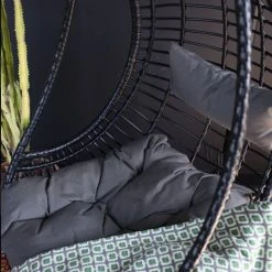 Patina Stores Home Goods Black Hanging Chair