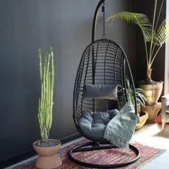 Patina Stores Home Goods Black Hanging Chair