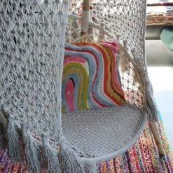 Patina Stores Cotton Ring Chair W/ Canopy