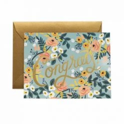 Patina Stores Blue Meadow Congrats Card