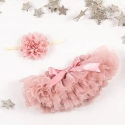 Patina Stores Vintage Pink Ruffle Tutu Bloomer Baby & Toddler