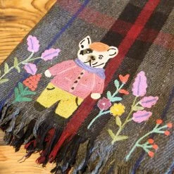 Patina Stores Home Goods Floral Frenchie Blanket