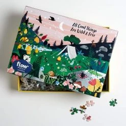 Patina Stores Garden All Good Things Are Wild & Free Puzzle