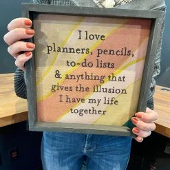 Patina Stores I Love Pencils & Planners Wall Art Graduation Gifts