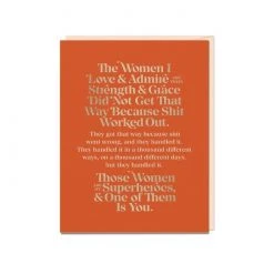 Patina Stores The Women I Love & Admire Card Congrats & Grad Cards