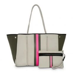 Patina Stores Taupe Tote Bag Accessories