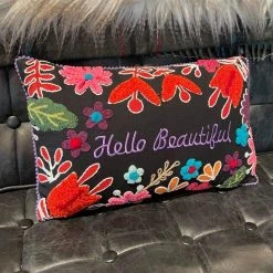 Patina Stores Hello Beautiful Pillow