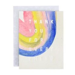 Patina Stores Rainbow Thank You Card