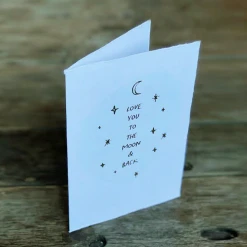 Patina Stores Cards & Wrap Love You To The Moon & Back Card