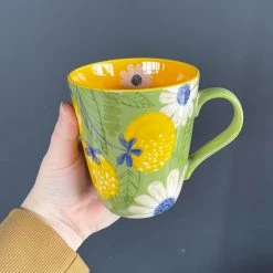 Patina Stores Floral Fruit Mugs Kitchen