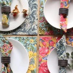 Patina Stores Floral Napkins And Placemats Kitchen