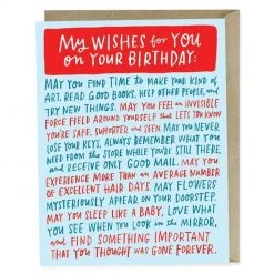 Patina Stores My Wishes Birthday Card Cards & Wrap